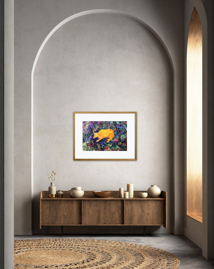 Acrylic painting Myths Bull - stvoreno