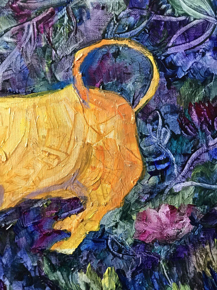 Acrylic painting Myths Bull - stvoreno