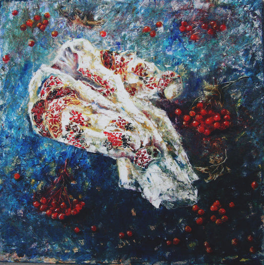 Oil painting Embroidery