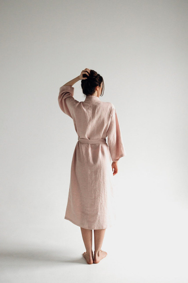 Linen Serenity Robe Dress