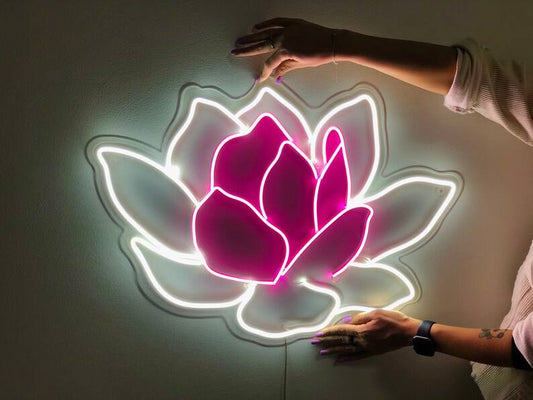 Neon sign Flower