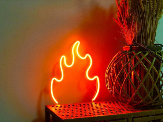 Neon sign Fire