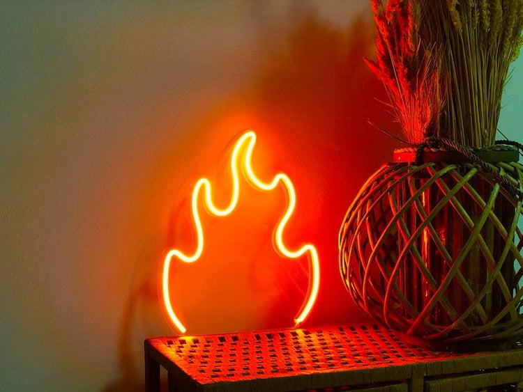 Neon sign Fire