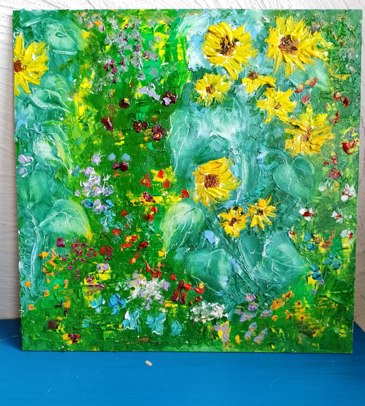 Oil painting Sunflower