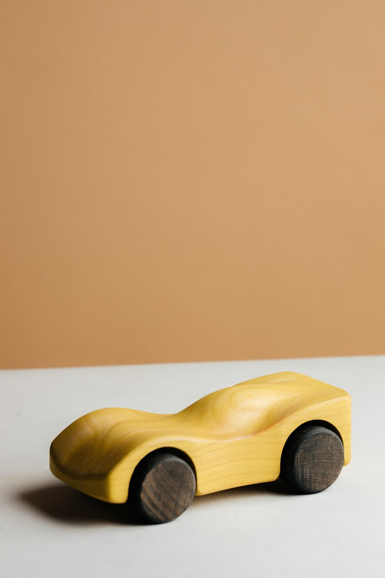 Wooden Toy Car McQueen