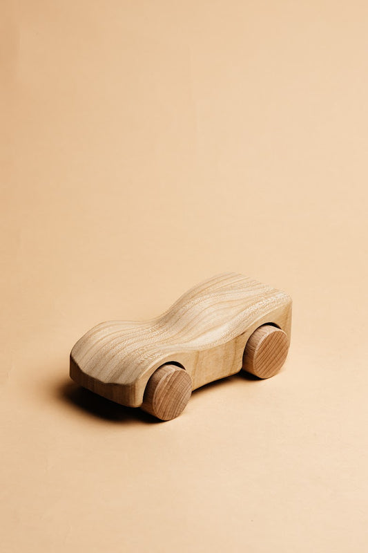 Wooden Toy Car McQueen