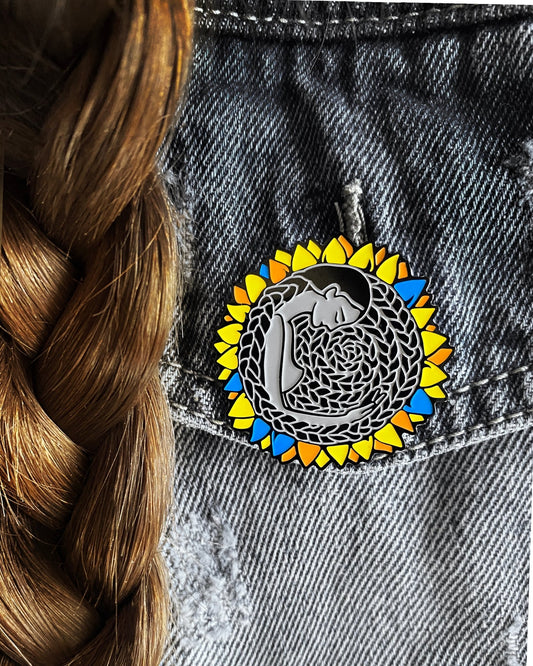 Badge Sunflower - stvoreno